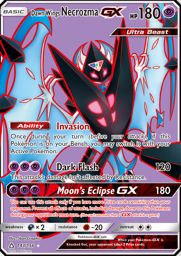 TCG Jump: Featured Card- Dawn Wings Necrozma GX - Pokémon ...