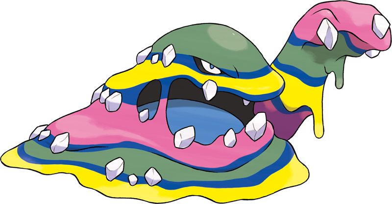 The Muk from Alola is here to be our special sponge. 