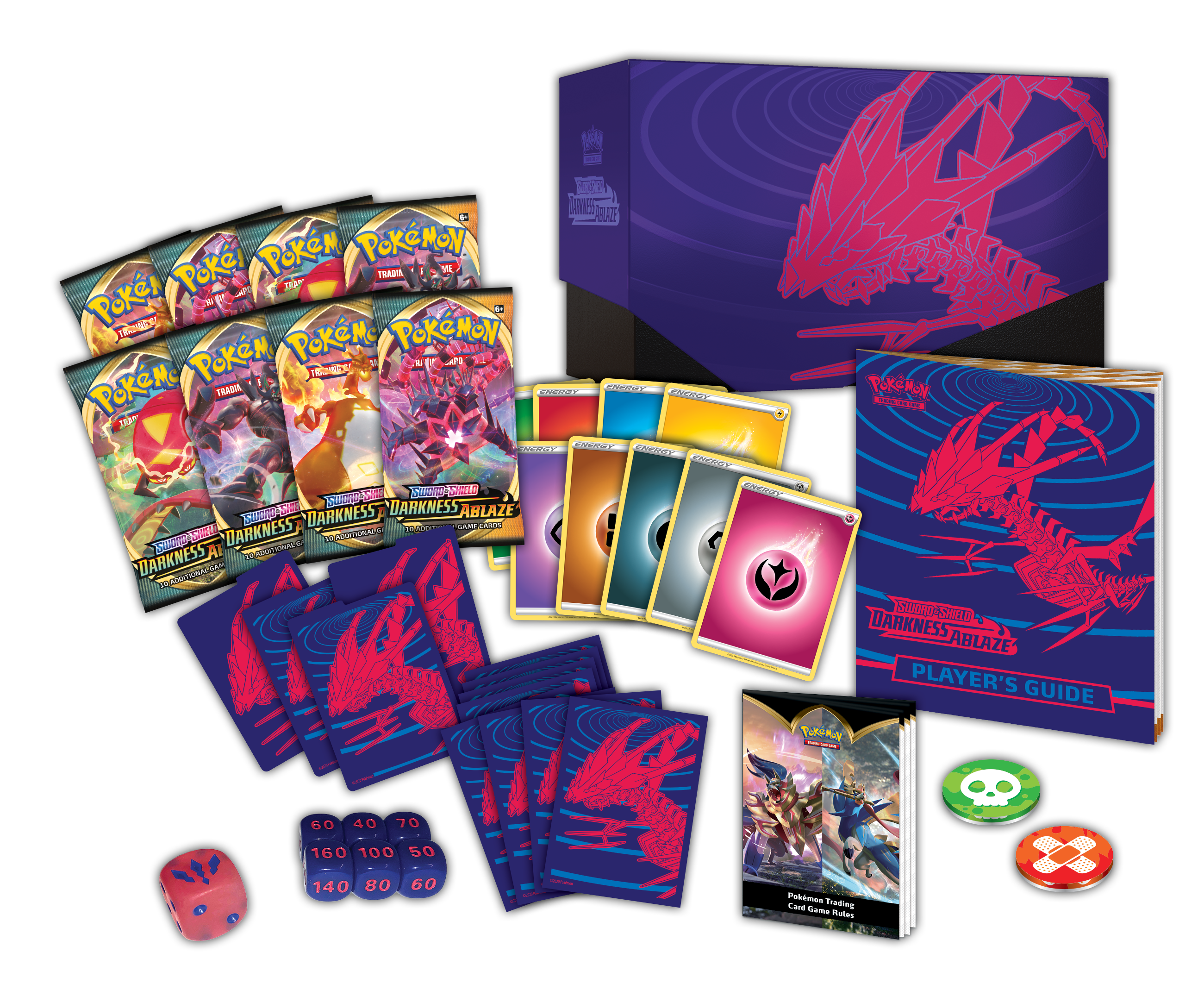 Sword_Shield—Darkness_Ablaze_Elite_Trainer_Box_Components - Pokémon ...